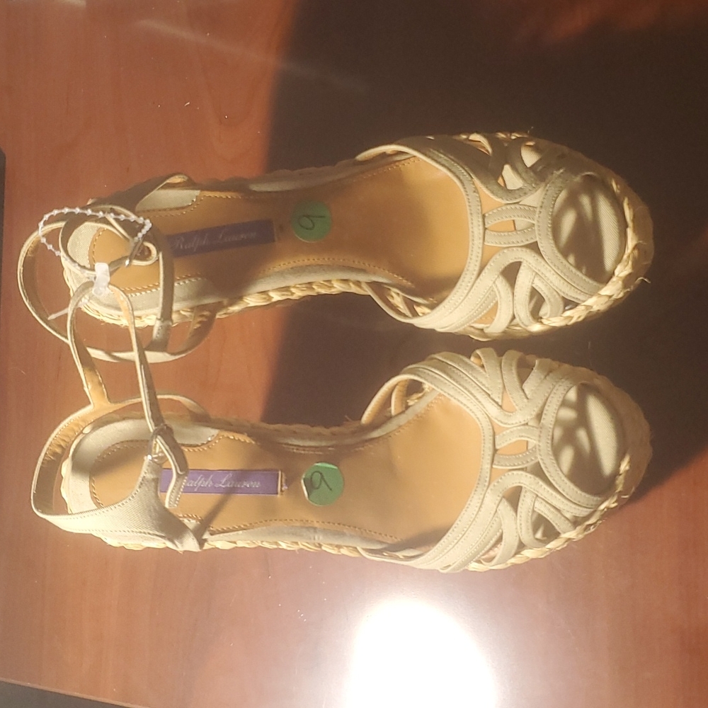 Ralph Lauren Purple Label Platform Shoe size 9 New Shelf Pull Model